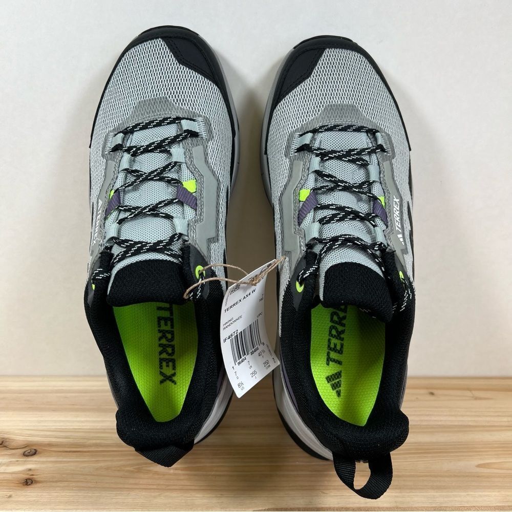 NEW Adidas Terrex AX4 hiking shoes trial running womens 8.5 wonder silver black - Picture 8 of 11